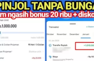 Rekomendasi pinjol bunga rendah tahun 2025.