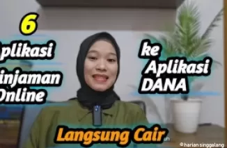 Aplikasi pinjol langsung cair ke DANA.