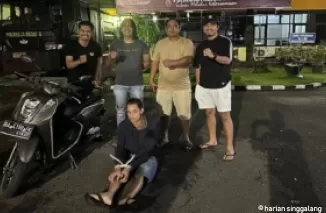 Tujuh Kali Beraksi, Pelaku Curanmor Diringkus Tim Klewang