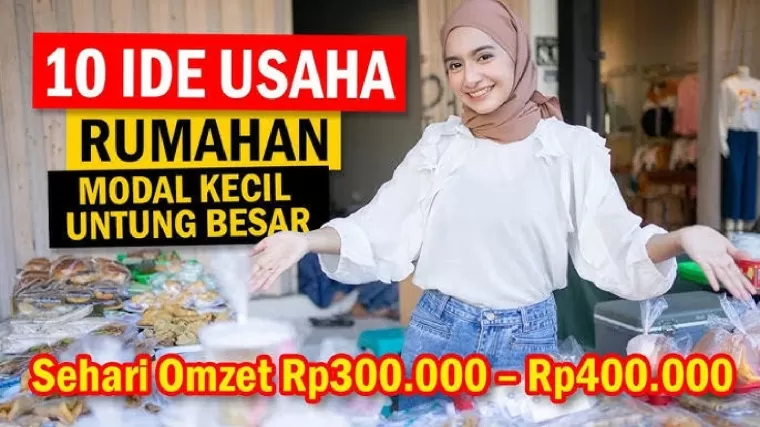 Ide usaha rumahan.