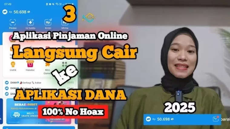 Aplikasi pinjol cair ke DANA.