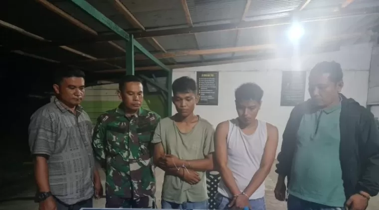 Anggota Kodim Tangkap Dua Pria Pemilik Sabu di Pasaman Barat