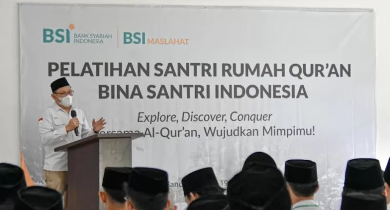 BSI Maslahat Selenggarakan Pelatihan untuk Santri Rumah Quran Bina Santri Indonesia