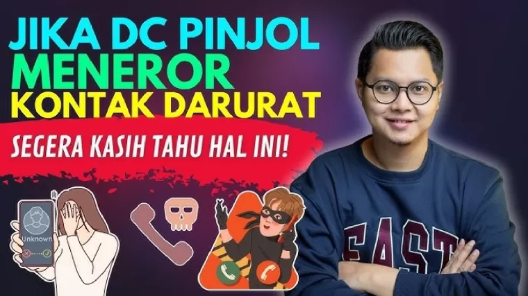 DC pinjol mengancam kontak darurat.