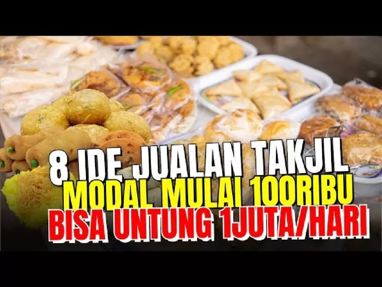 Ide bisnis takjil bulan puasa.