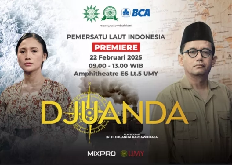 Film Djuanda Pemersatu Laut Indonesia Besutan Muhammadiyah dan BCA Tayang