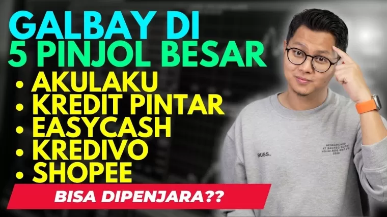 Galbay pinjol Kredit Pintar, Easycash, Kredivo, Akulaku, Shopee bisa masuk penjara?