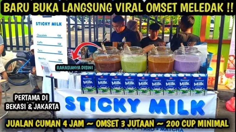 Ide bisnis Sticky Milk.