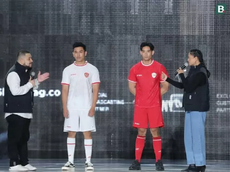 Jersey baru Timnas Indonesia. (Foto: bola.com)