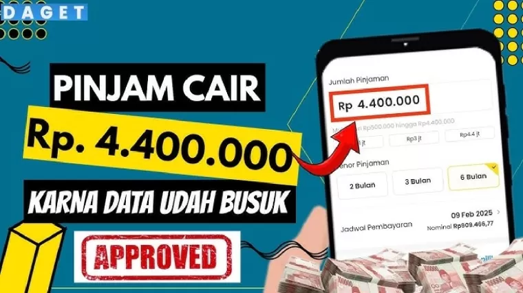 Pinjol mudah cair dengan data busuk.