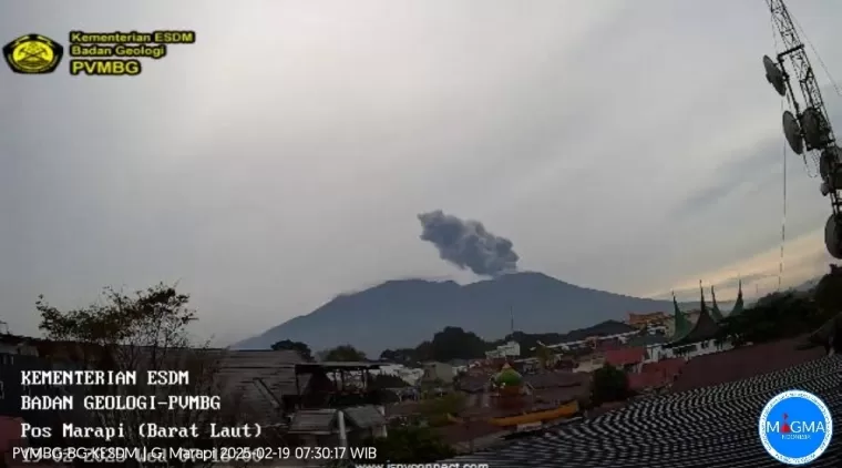 Pagi Ini, Gunung Marapi Meletus