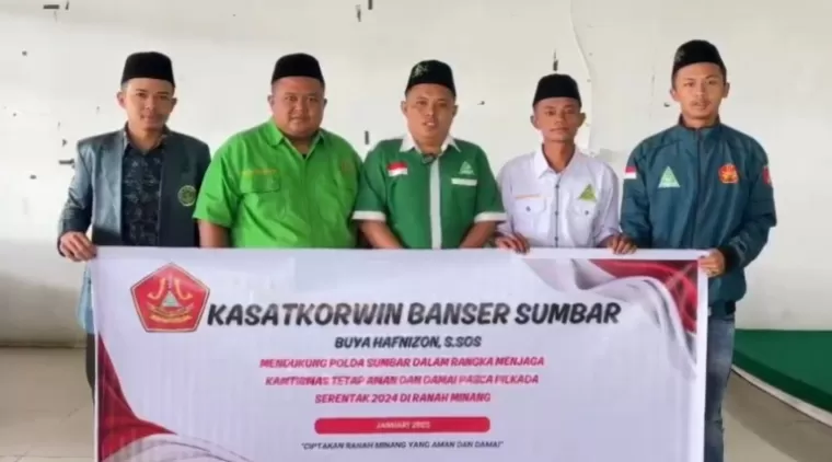 Pasca Pilkada, Banser Ajak Masyarakat Bersatu Jaga Kedamaian Sumbar