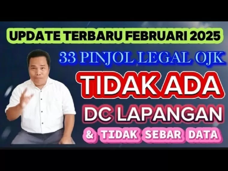 Pinjol legal OJK tanpa DC lapangan.