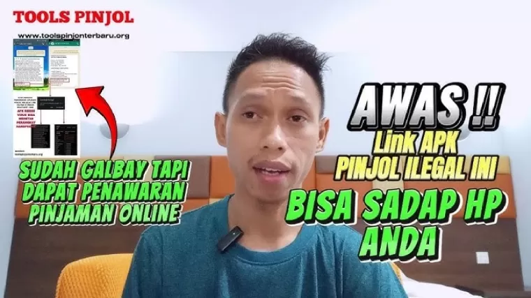 Aplikasi pinjol ilegal bisa retas hp.