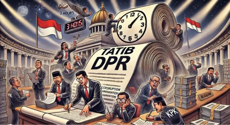 Ilustrasi Superpower Baru, DPR