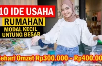 Ide usaha rumahan.