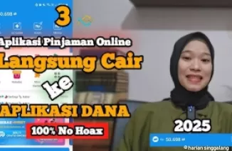 Aplikasi pinjol cair ke DANA.