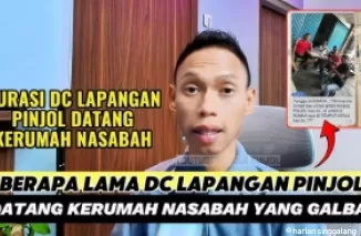 Berapa lama DC lapangan datang ke rumah.