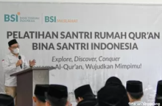 BSI Maslahat Selenggarakan Pelatihan untuk Santri Rumah Quran Bina Santri Indonesia