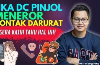 DC pinjol mengancam kontak darurat.