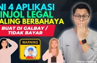 Aplikasi pinjol legal paling berisiko.