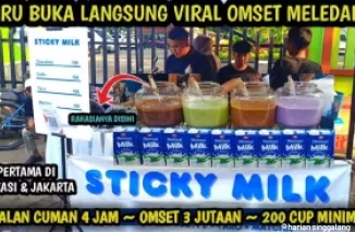 Ide bisnis Sticky Milk.