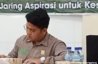 Anggota DPRD Sumbar Bagas Panyusunan Nasution  menjemput aspirasi rakyat Sawahlunto di Kecamatan Lembah Segar untuk penyusunan APBD 2025. (armadison)