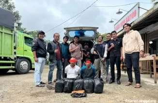 Polda Sumbar Tangkap Dua Pelaku Bawa 15 Kg Ganja di Tilatang Kamang