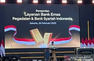 Presiden Prabowo Resmikan Bank Emas Pertama di Indonesia