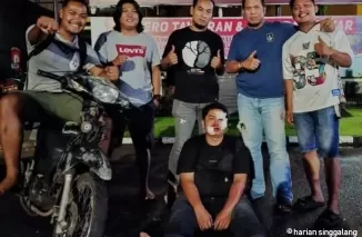 Tim Klewang Bekuk Pelaku Curanmor, Sempat Jatuh saat Dikejar