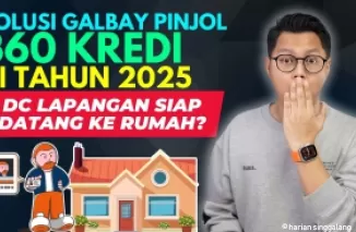 Galbay pinjol 360Kredi DC lapangan datang ke rumah.