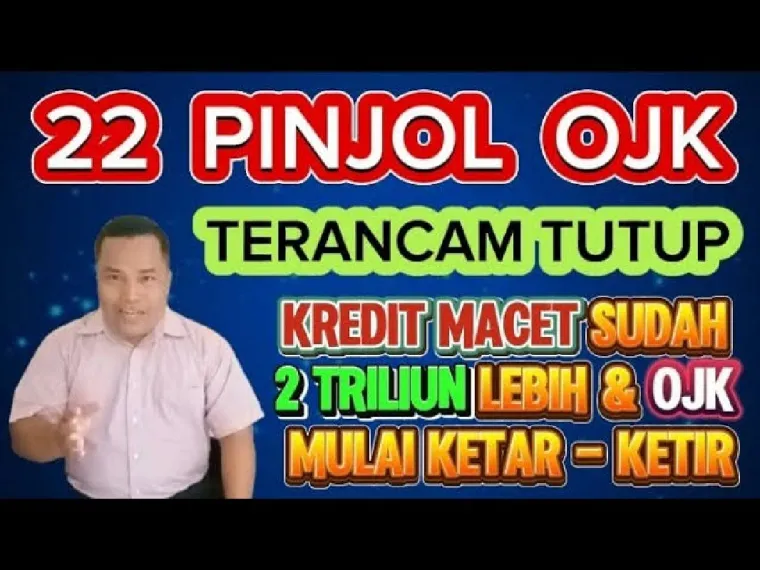 Pinjol terancam bangkrut karena kredit macet.