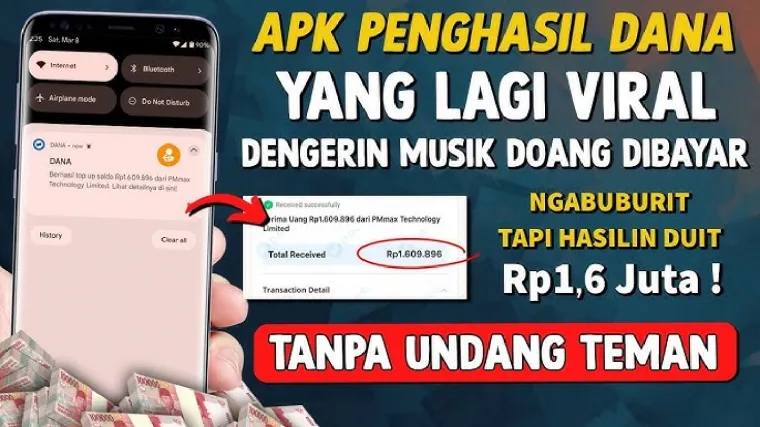 Aplikasi penghasil uang dengan menonton YouTube.