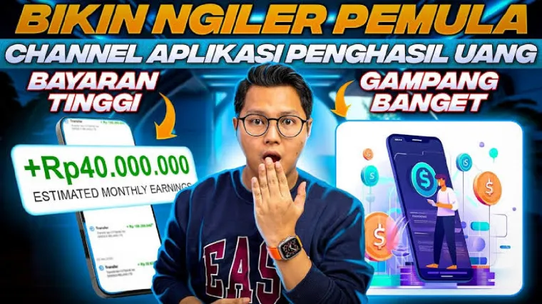 Aplikasi penghasil uang dengan Tiga Otak. (Foto: YouTube Hendra Setyo)