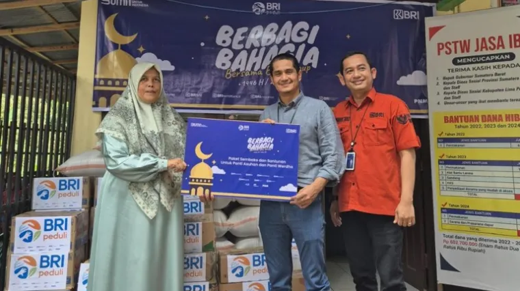 BRI Payakumbuh Berbagi Berkah Ramadhan, Salurkan Bantuan CSR untuk Panti Werdha Jasa Ibu