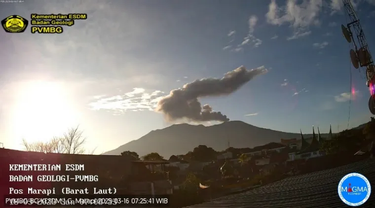 Erupsi Gunung Marapi Terjadi pada Minggu Pagi, Warga Diimbau Waspada