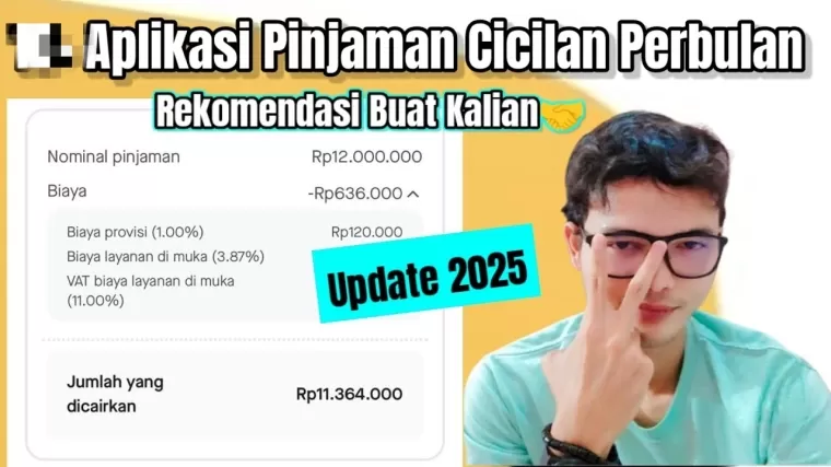 Aplikasi pinjol cicilan bulanan.