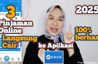 Aplikasi pinjol bisa cair ke DANA.