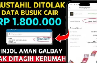 Pinjol langsung cair pakai data busuk.