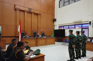 Dua Terdakwa TNI AL Penembak Bos Rental Divonis Penjara Seumur Hidup