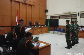 Pengadilan Militer Tuntut Dua Penembak Bos Rental Penjara Seumur Hidup