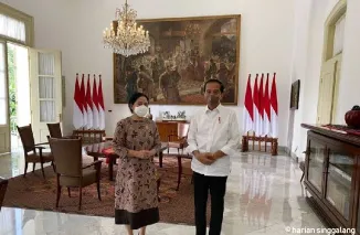 Puan bersama Jokowi. (Foto: Kompas.id)