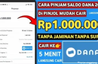 Pinjol mudah cair tanpa jaminan.