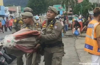 Satpol PP Padang Intensif Awasi PKL Pasca Relokasi ke Pasar Raya Fase VII