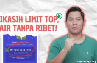 Pinjol bunga rendah dengan limit besar.